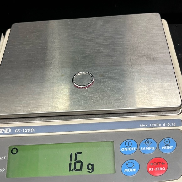 LeVian 14K White Gold Ruby Gemstone Ring - Picture 10 of 11